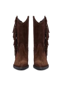 Badura Kowbojki EO-CHANA-5036 Brązowy. Kolor: brązowy. Materiał: skóra, zamsz #3
