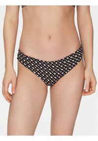 BOSS Dół od bikini BB Monogram Classic 50535285 Czarny. Kolor: czarny. Materiał: syntetyk