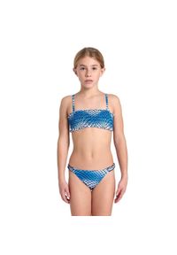 Strój kąpielowy dziewczęcy dwuczęściowy na basen plażę Arena Bikini. Kolor: niebieski #1