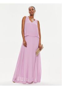 Kontatto Sukienka wieczorowa SU310 Fioletowy Regular Fit. Kolor: fioletowy. Materiał: syntetyk. Styl: wizytowy #3