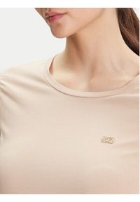 EA7 Emporio Armani Bluzka 7W000456 AF10373 U1046 Beżowy Slim Fit. Kolor: beżowy. Materiał: bawełna #2