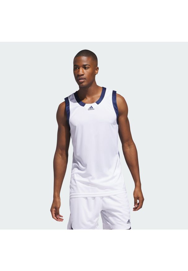 Adidas - Icon Squad Jersey. Kolor: niebieski, biały, wielokolorowy. Materiał: jersey