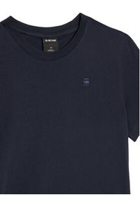 G-Star RAW - G-Star Raw T-Shirt Base-S D16411-336 Granatowy Regular Fit. Kolor: niebieski. Materiał: bawełna #7