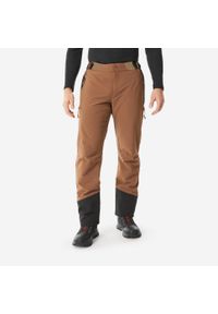 quechua - Spodnie turystyczne męskie Quechua SH500 Warm. Kolor: wielokolorowy, czarny, brązowy. Materiał: materiał, tkanina. Sezon: zima