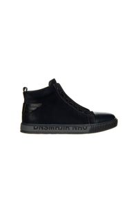 Trzewiki John Doubare 21212X-1C-R Blue 104202, Granatowy, Skóra naturalna - 40. Okazja: na co dzień. Zapięcie: bez zapięcia. Kolor: niebieski. Materiał: nubuk. Szerokość cholewki: normalna. Wzór: aplikacja. Styl: casual, sportowy #1