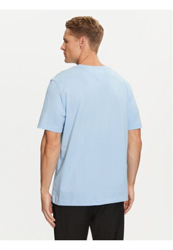 TOMMY HILFIGER - Tommy Hilfiger T-Shirt Essential MW0MW37267 Niebieski Regular Fit. Kolor: niebieski. Materiał: bawełna