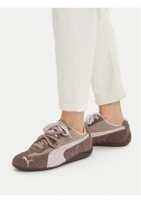 Puma Sneakersy Speedcat Brushed Luxe Wns 407672 01 Brązowy. Kolor: brązowy. Materiał: skóra #1