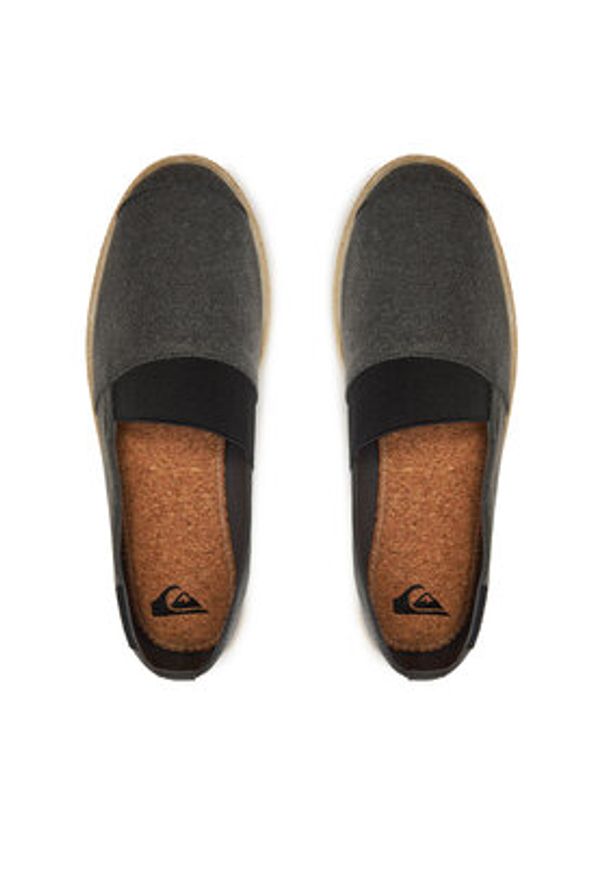 Quiksilver Espadryle AQYS700053 Szary. Kolor: szary. Materiał: materiał