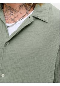 Jack & Jones Komplet koszula i szorty materiałowe Nantucket 12302220 Zielony Relaxed Fit. Kolor: zielony. Materiał: bawełna #6