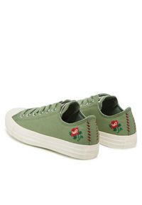 Converse Trampki Chuck Taylor All Star Rose Cross Stitch A13658C Zielony. Kolor: zielony. Materiał: materiał #3