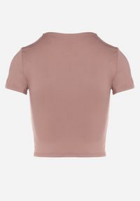 Born2be - Ciemnoróżowy T-shirt Krótki z Wiskozą Eframera. Kolor: różowy. Materiał: wiskoza. Długość: krótkie. Sezon: lato. Styl: klasyczny #7