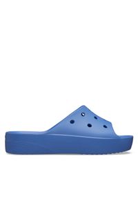 Crocs Klapki Classic Platform Slide 208180 Niebieski. Kolor: niebieski. Obcas: na platformie #1