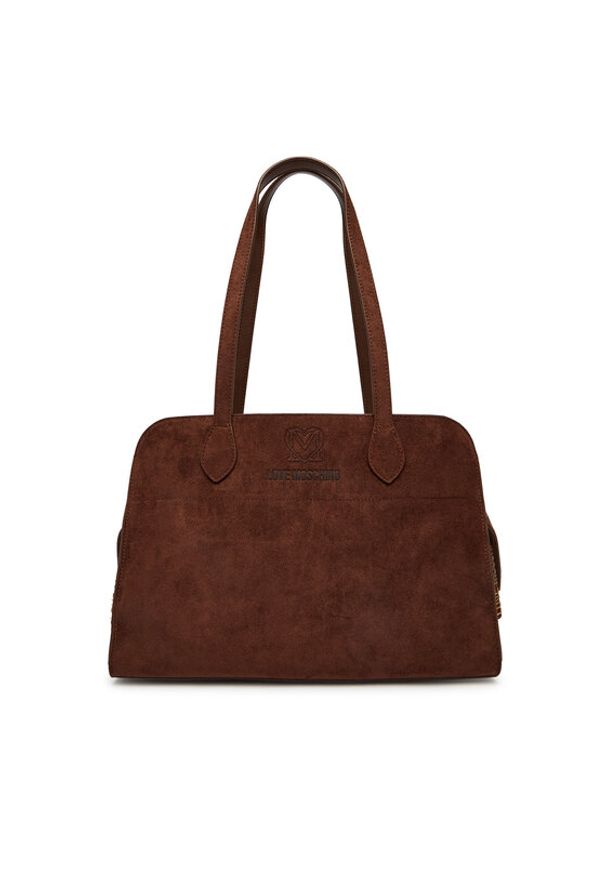 Love Moschino - LOVE MOSCHINO Torebka JC4272PP0OKJ0313 Brązowy. Kolor: brązowy. Materiał: skórzane