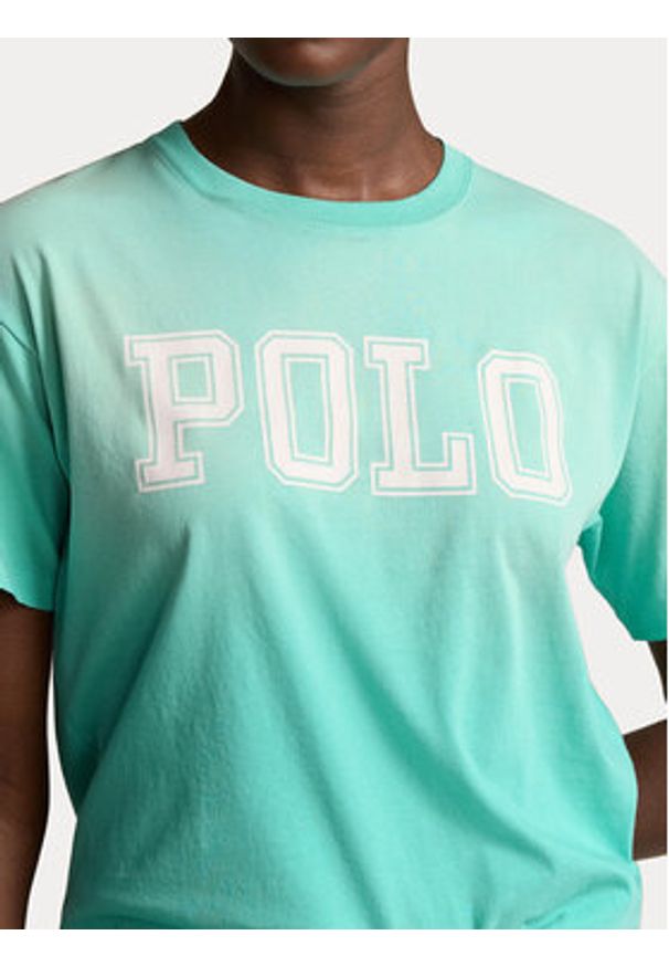 Polo Ralph Lauren T-Shirt 211935591003 Zielony Regular Fit. Typ kołnierza: polo. Kolor: zielony. Materiał: bawełna