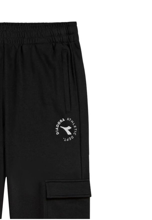 Spodnie męskie Diadora Essential Sport. Kolor: czarny. Długość: długie