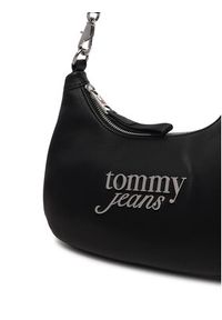 Tommy Jeans Torebka Tjw Bold Script Shoulder Bag AW0AW17895 Czarny. Kolor: czarny. Materiał: skórzane