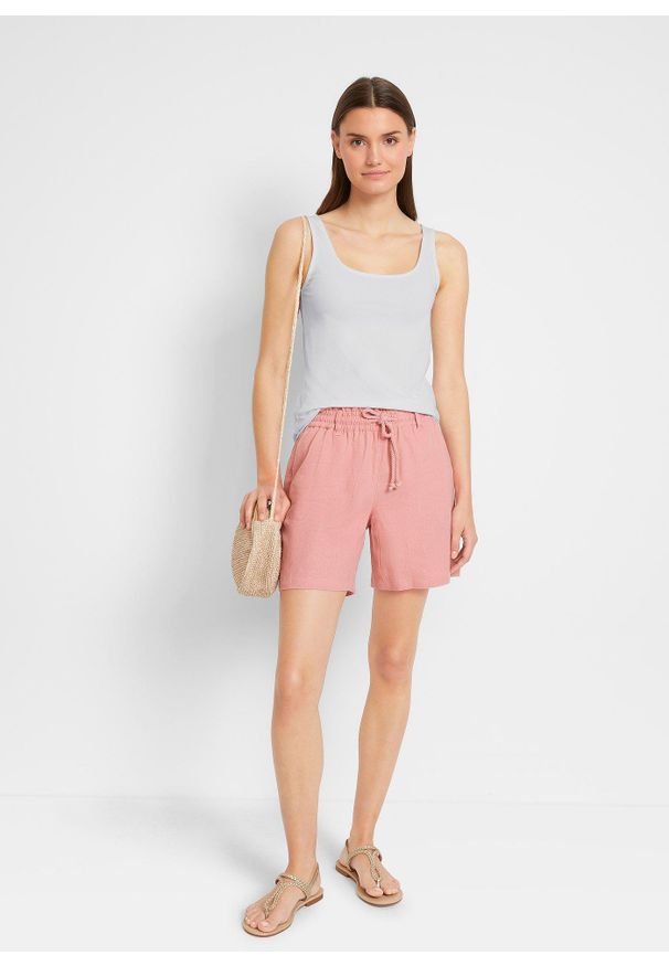 bonprix - Top (2 szt.). Typ kołnierza: typu carmen. Kolor: biały