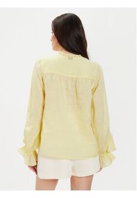 TwinSet - TWINSET Bluzka 241TP2530 Żółty Straight Fit. Kolor: żółty #4