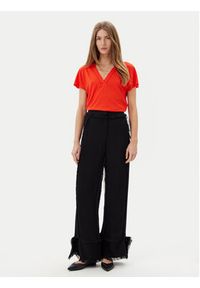 Vero Moda Bluzka Bella 10327551 Czerwony Regular Fit. Kolor: czerwony. Materiał: wiskoza #7