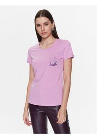 Liu Jo T-Shirt WA3139 J6308 Różowy Regular Fit. Kolor: różowy. Materiał: bawełna #1