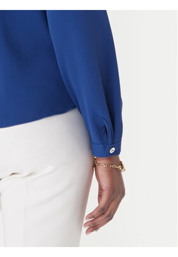 Rinascimento Bluzka CFC0127711003 Niebieski Slim Fit. Kolor: niebieski. Materiał: syntetyk