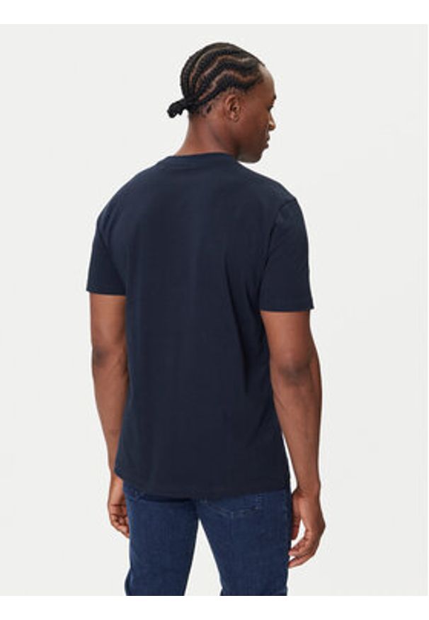 BOSS T-Shirt Te_Wheel 50546381 Granatowy Regular Fit. Kolor: niebieski. Materiał: bawełna