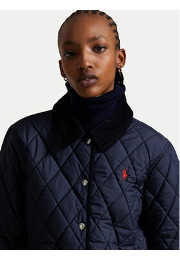 Polo Ralph Lauren Kurtka przejściowa 211965336002 Granatowy Straight Fit. Typ kołnierza: polo. Kolor: niebieski. Materiał: syntetyk