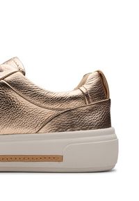 Clarks Sneakersy Hollyhock Walk 26181357 Złoty. Kolor: złoty. Materiał: skóra #4