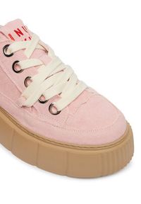 Inuikii Sneakersy Matilda Frayed 1001-001-0181 Różowy jasny. Kolor: różowy. Materiał: materiał #3