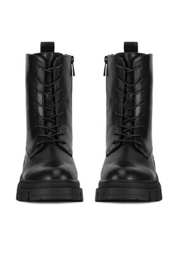 Jenny Fairy Trzewiki WFA2876-1 Czarny. Kolor: czarny. Materiał: skóra