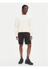 Tommy Jeans Szorty materiałowe Scanton DM0DM21950 Czarny Slim Fit. Kolor: czarny. Materiał: bawełna