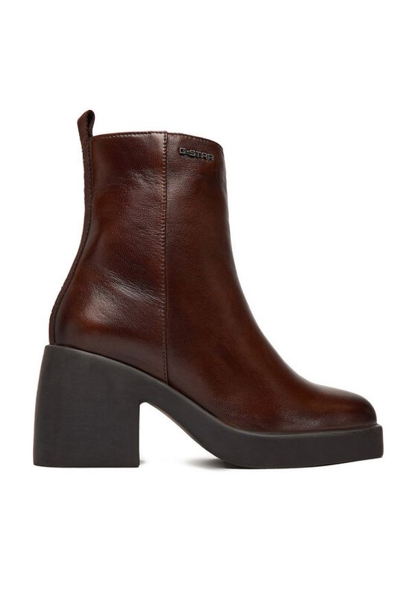 G-Star RAW - G-Star Raw Botki CEO-WI34-GAGA-01 Brązowy. Kolor: brązowy. Materiał: skóra