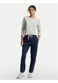 Polo Ralph Lauren Bluzka 211898699004 Szary Regular Fit. Typ kołnierza: polo. Kolor: szary. Materiał: bawełna