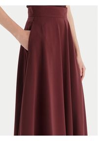 Marella Spódnica trapezowa Pina 2523106075 Bordowy Regular Fit. Kolor: czerwony. Materiał: syntetyk #2