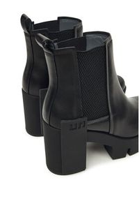 United Nude Botki Grip Chelsea Mid IV 109590116 Czarny. Kolor: czarny. Materiał: skóra #6