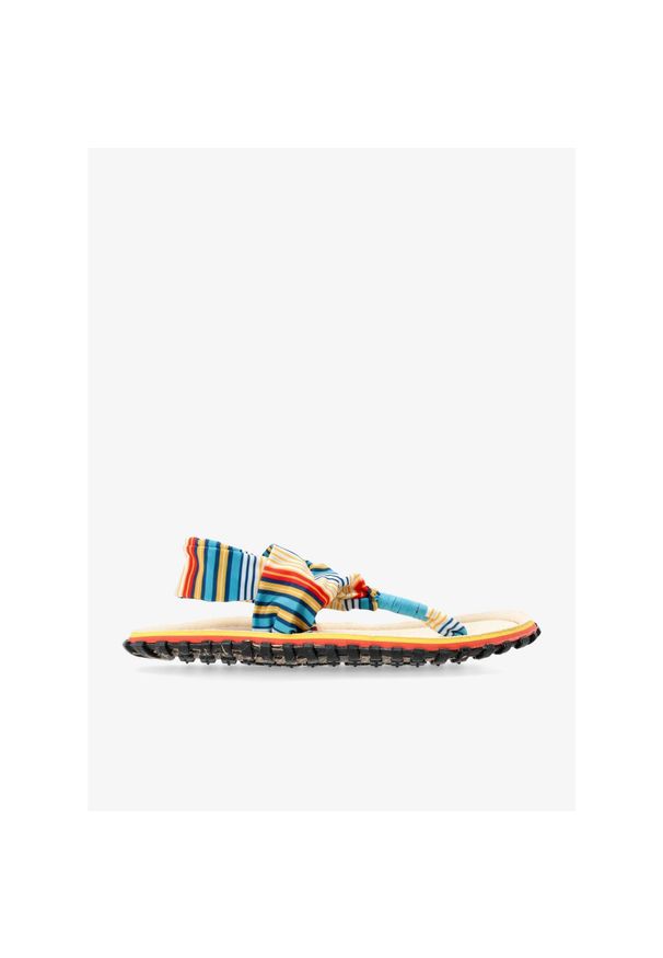 Sandały turystyczne damskie Gumbies Slingback Sandals. Kolor: beżowy, zielony, wielokolorowy