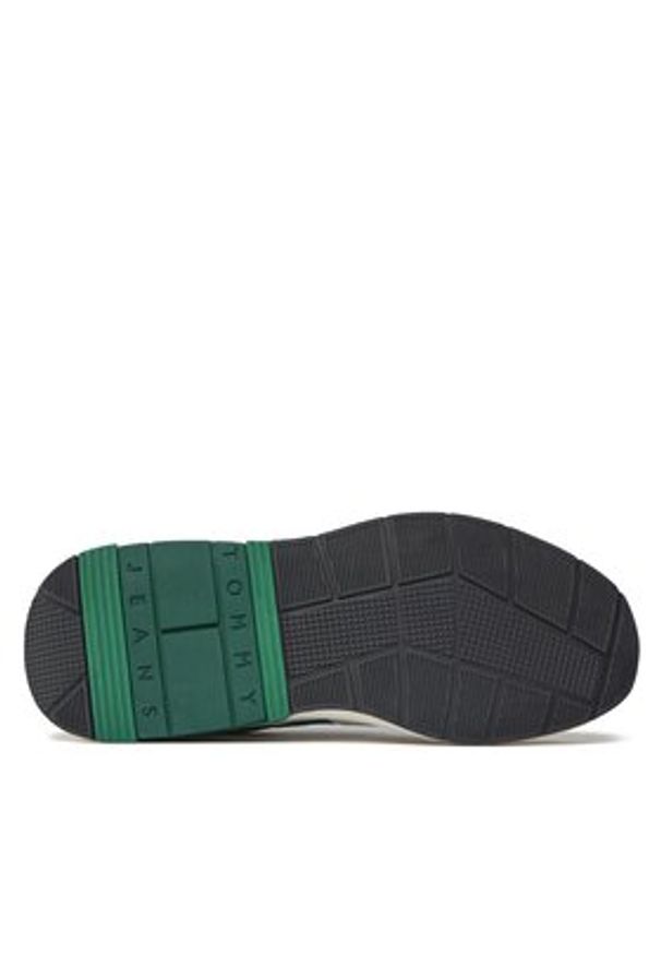 Tommy Jeans Sneakersy Tjm Runner Combined EM0EM01319 Biały. Kolor: biały. Materiał: materiał