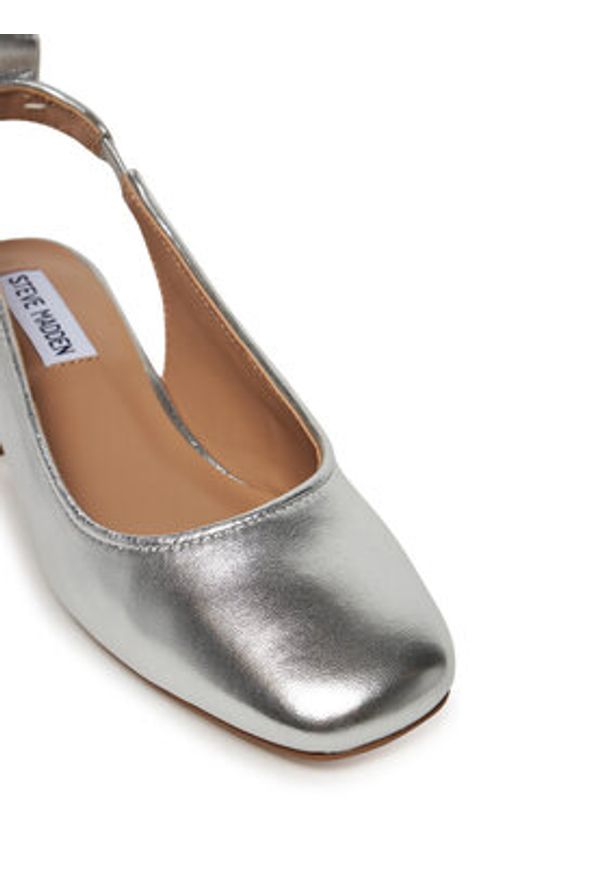Steve Madden Sandały Smitten s SM11003213 Srebrny. Kolor: srebrny. Materiał: skóra