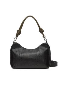 Desigual Torebka Bloomer Mayari 24WAXPAB Czarny. Kolor: czarny. Materiał: skórzane
