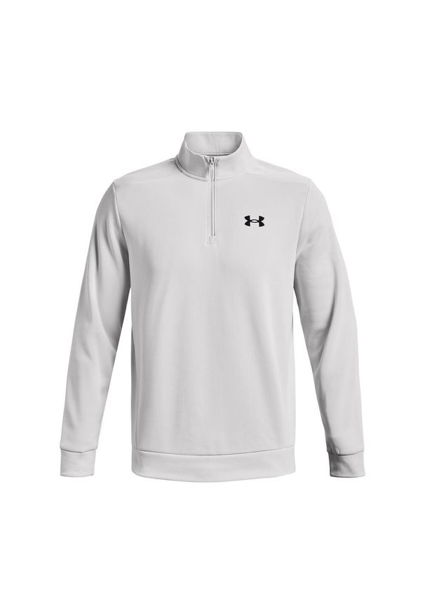 Kurtka z zamkiem błyskawicznym ¼ Under Armour Fleece®. Kolor: szary, czarny, wielokolorowy. Sport: bieganie, fitness