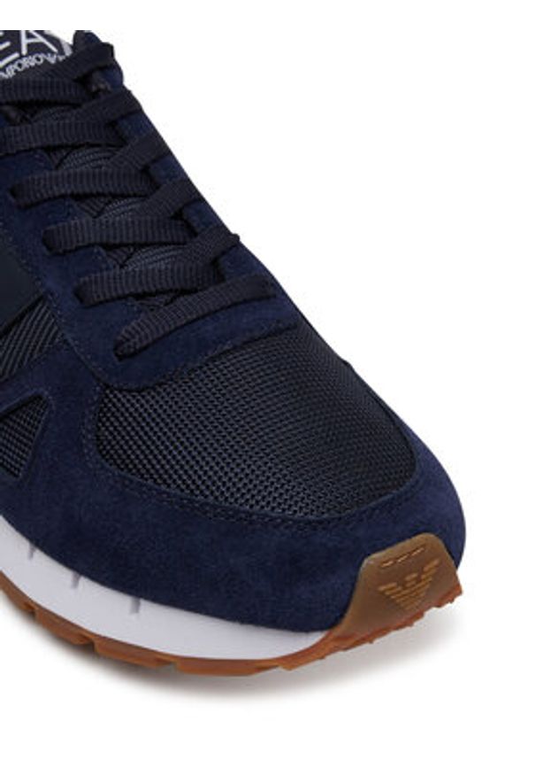 EA7 Emporio Armani Sneakersy X8X151 XK354 U456 Niebieski. Kolor: niebieski. Materiał: materiał