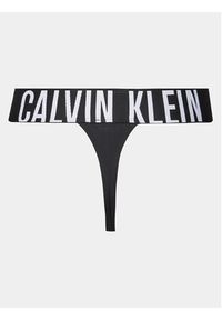 Calvin Klein Underwear Stringi 000QF7638E Czarny. Kolor: czarny. Materiał: syntetyk
