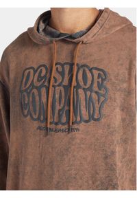 DC Shoes Bluza Contour ADYFT03381 Brązowy Regular Fit. Kolor: brązowy. Materiał: bawełna #4