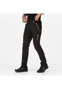 Regatta - Męskie spodnie trekkingowe górskie. Kolor: czarny. Sezon: zima. Sport: turystyka piesza #1