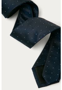 Calvin Klein - Krawat. Kolor: niebieski. Materiał: tkanina, jedwab #2