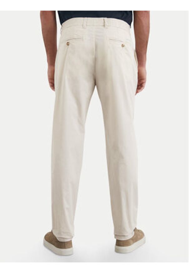 Marc O'Polo Spodnie materiałowe 522 0831 10144 Beżowy Slim Fit. Kolor: beżowy. Materiał: bawełna