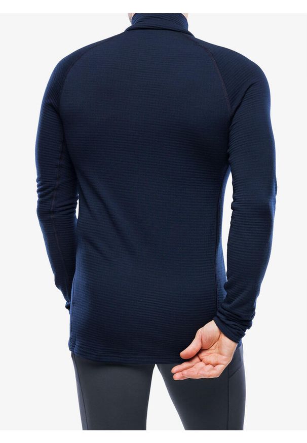 Bluza termoaktywna męska Houdini Desoli Thermal Half Zip. Kolor: niebieski. Sezon: zima. Sport: narciarstwo