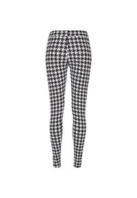 Urban Classics - Damskie Miękkie Legginsy W Pepitkę. Kolor: czarny. Sport: turystyka piesza