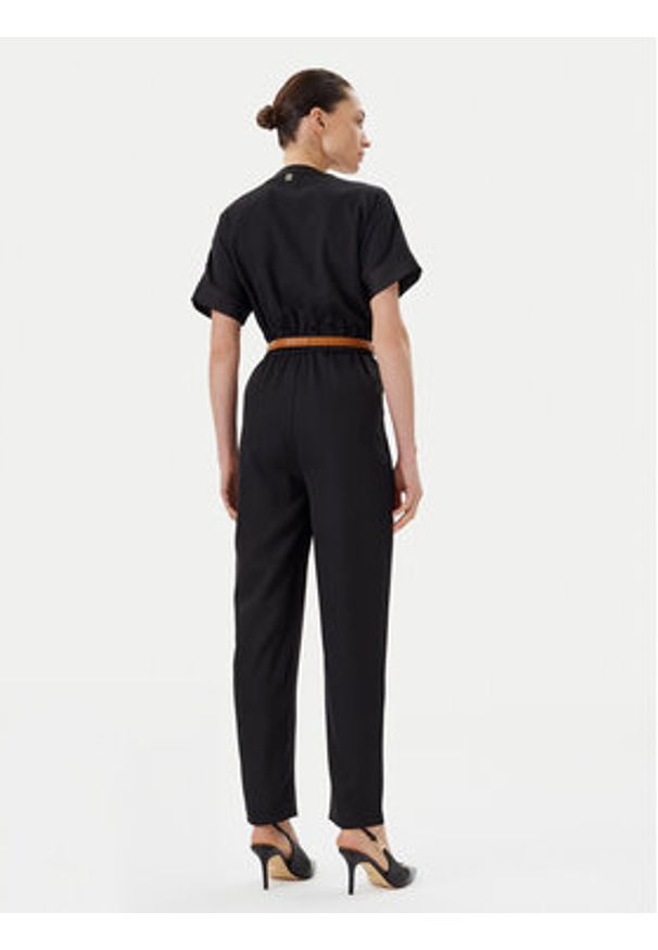 Fracomina Kombinezon FR25SO2004W47601 Czarny Regular Fit. Kolor: czarny. Materiał: syntetyk