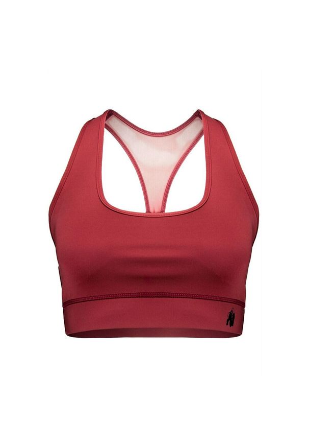 GORILLA WEAR - Biustonosz dla kobiet Gorilla Wear Meta. Kolor: czerwony, wielokolorowy, brązowy. Materiał: materiał. Sport: fitness